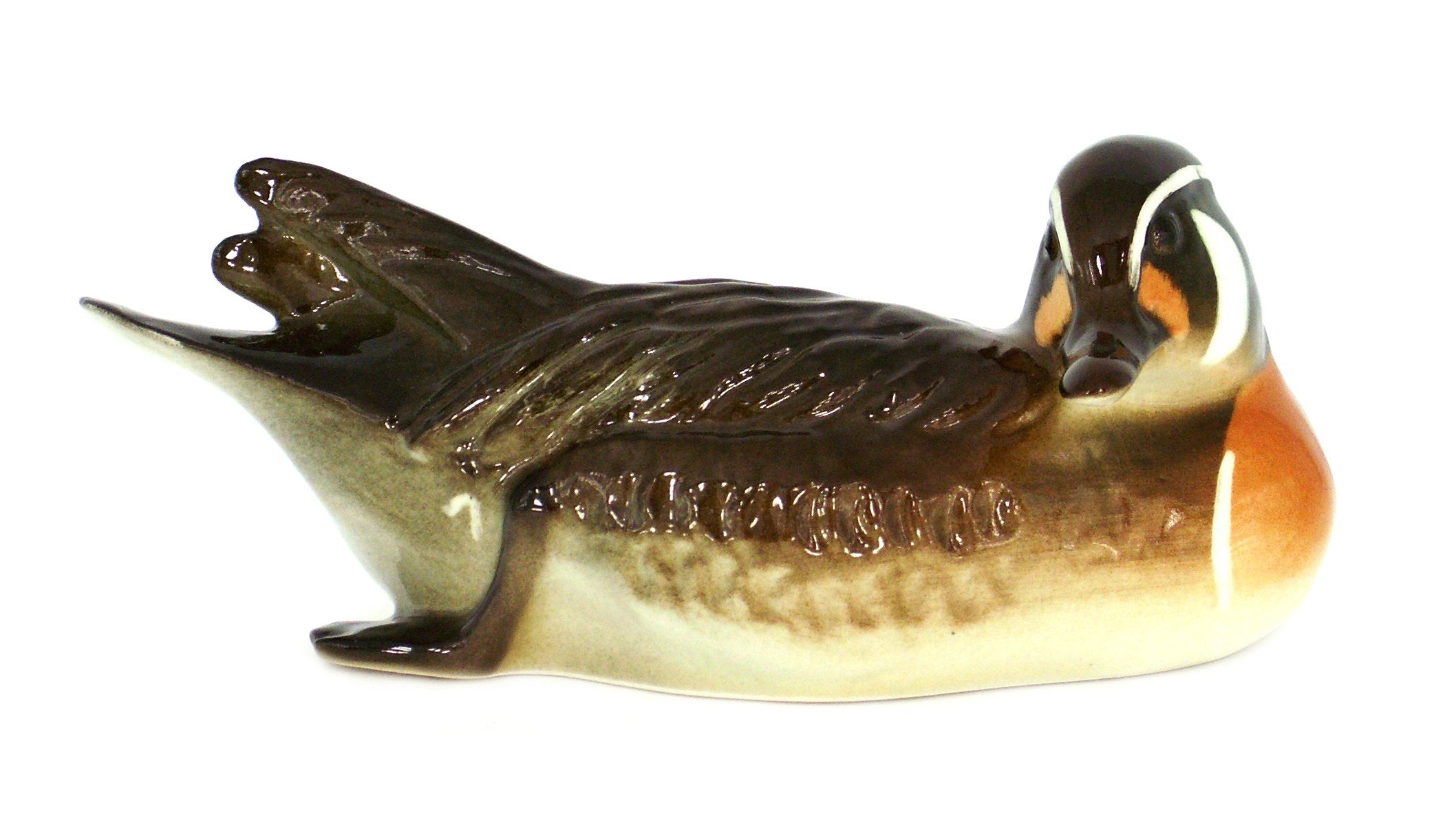 Baikal Duck #1 Lomonosov Porcelain Collectible Figurine