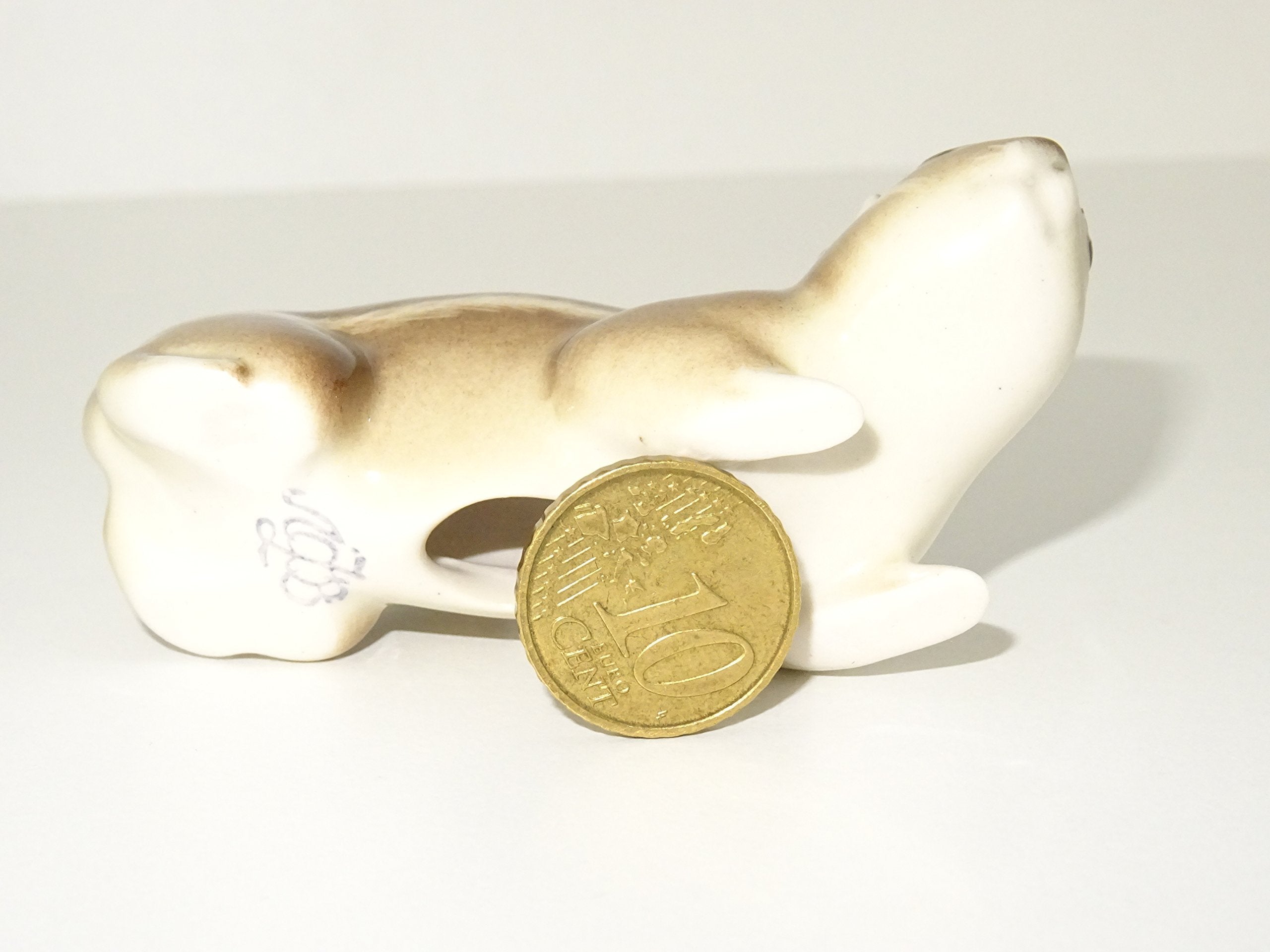 Porcelain Figurine Russian Chipmunk lomonosov IFZ Imperial Ceramic Statue 2