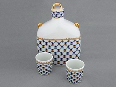 Lomonosov Russian Wine Sets Cobalt Net 3pc