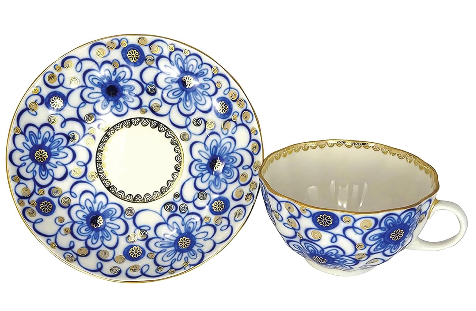 Imperial Lomonosov Porcelain Cup and Saucer Set Collection