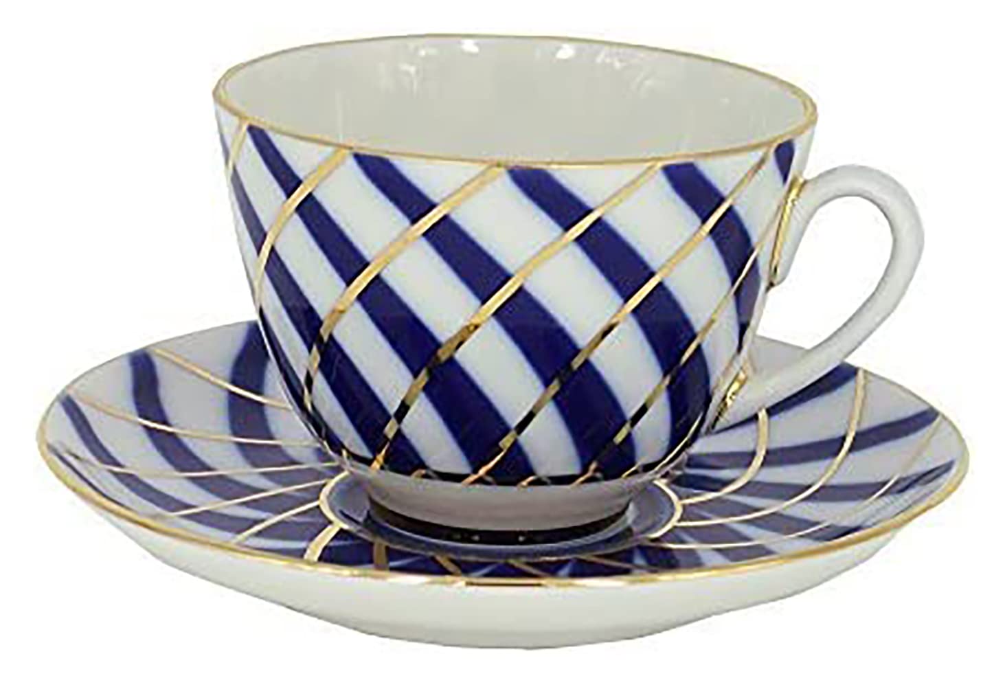 Imperial Lomonosov Porcelain Cup and Saucer Set Collection