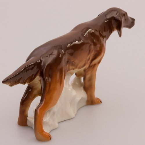 Imperial / Lomonosov Porcelain Figurine Irish Setter Dog