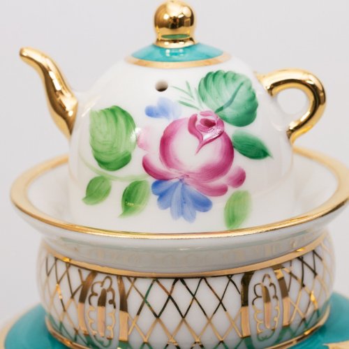 Imperial / Lomonosov Porcelain Brewing Teapot "Sunny Day"