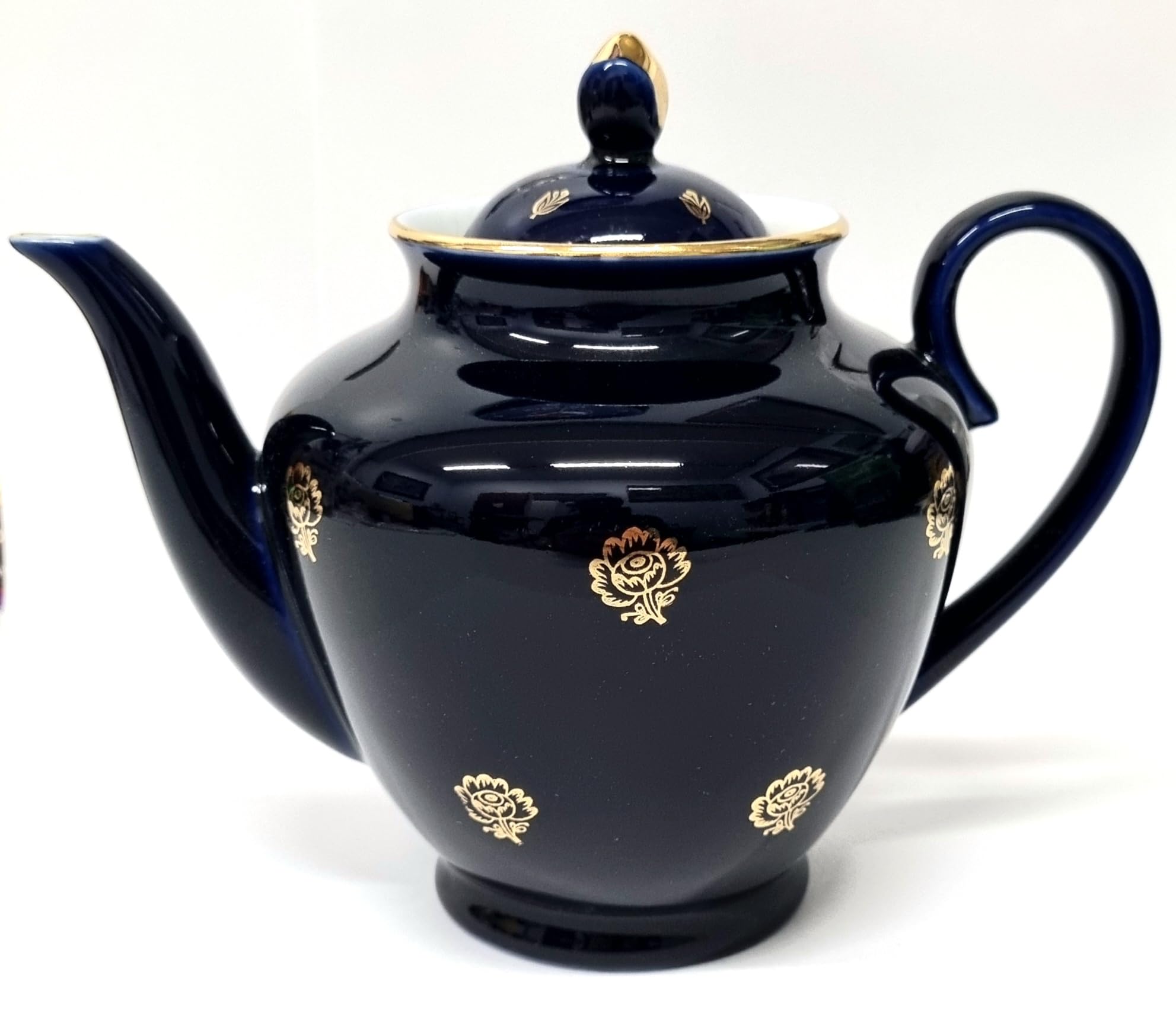 Lomonosov Imperial Porcelain Teapot Cobalt Night 27 oz/800 ml