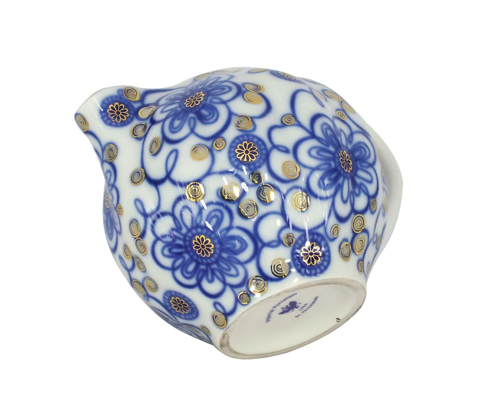 Lomonosov Imperial Porcelain Creamer Tulip Bindweed 11.8 oz/350 ml