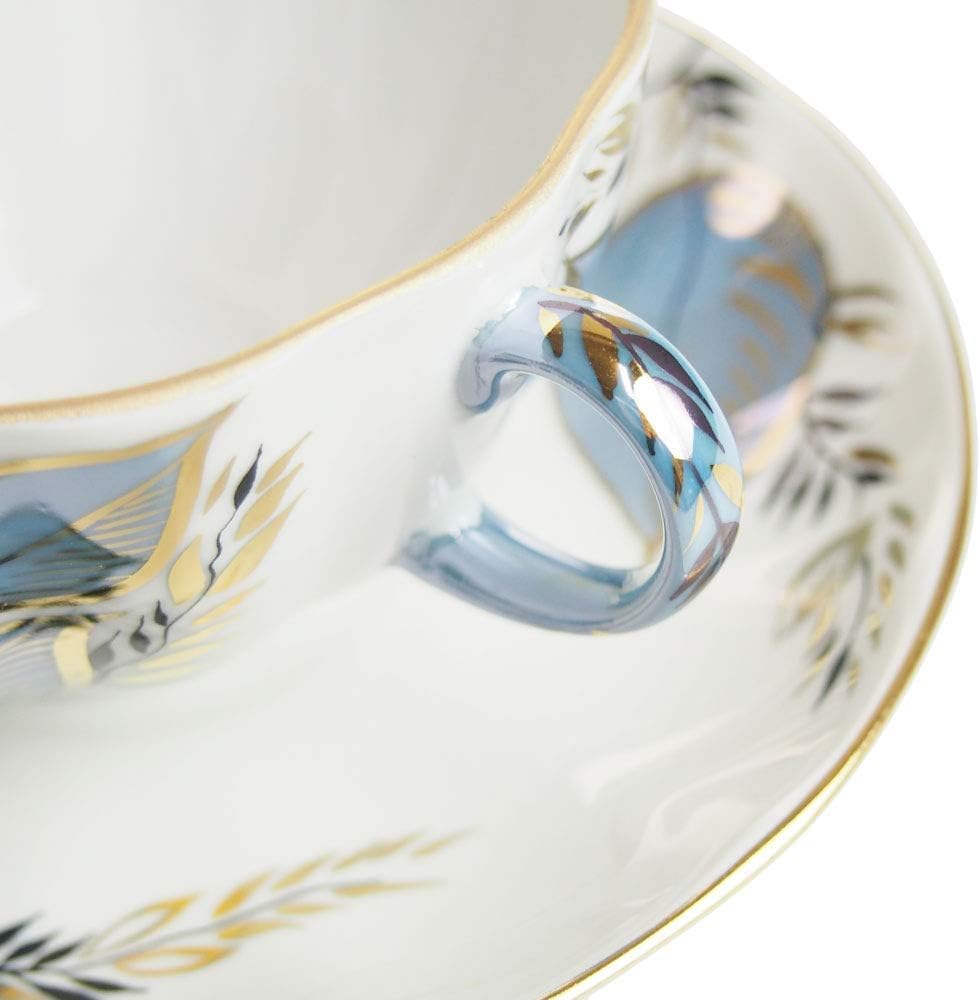 Imperial Lomonosov Porcelain Cup and Saucer Set Collection