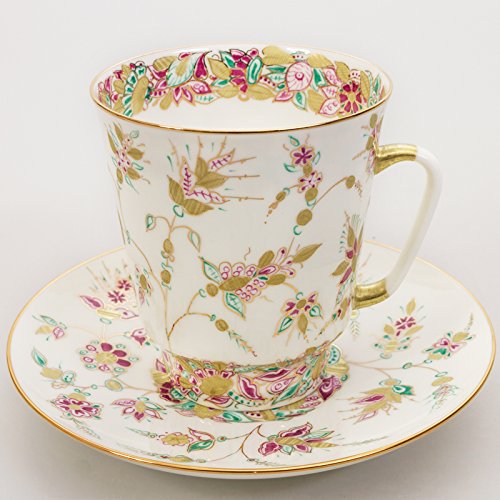 Imperial / Lomonosov Porcelain 'Golden Branches' Teacup w/ Saucer