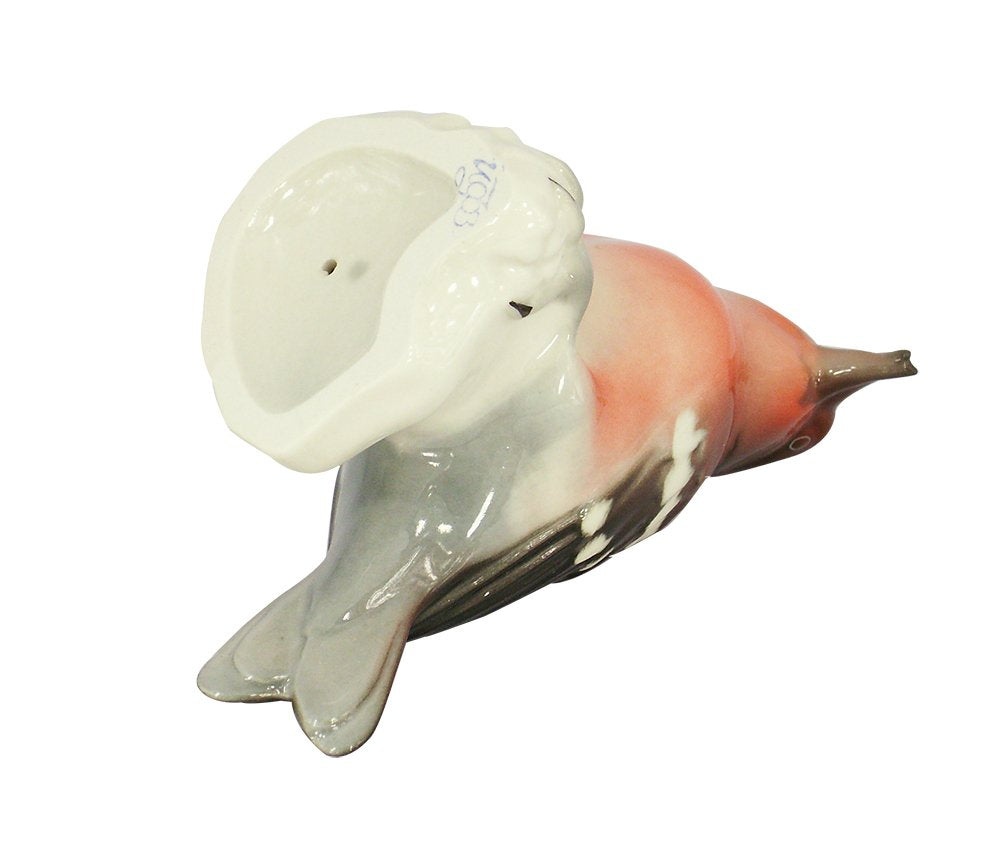 Crossbill Bird Lomonosov Porcelain Collectible Figurine