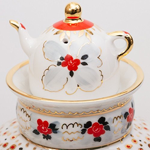 Imperial / Lomonosov Porcelain Brewing Teapot 'Traditional Motifs'